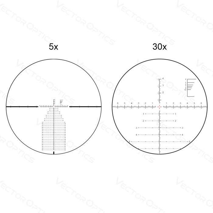 Приціл оптичний Vector Optics Continental 5-30x56 34 mm FFP Ranging SCFF-41