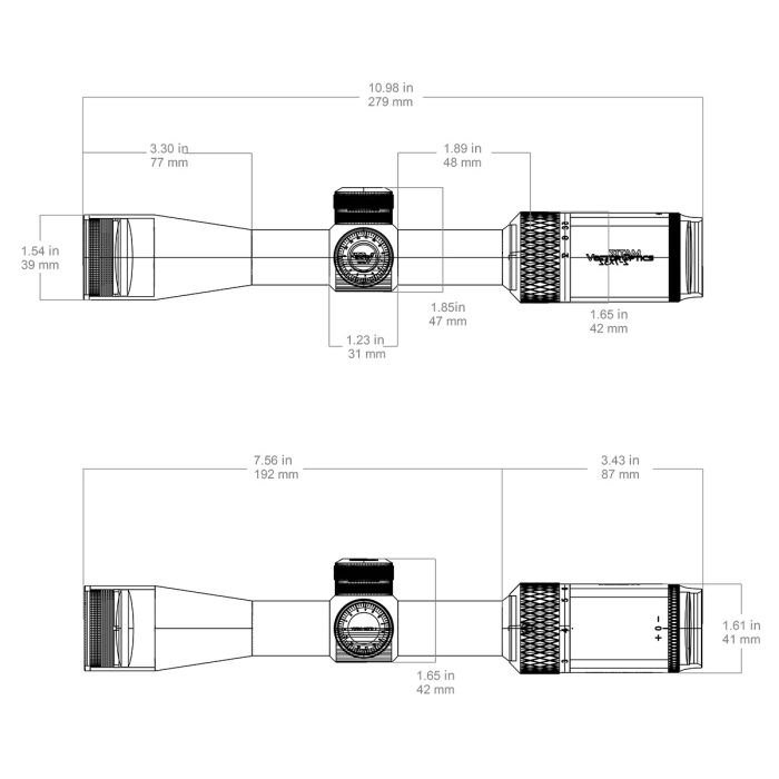 Приціл оптичний Vector Optics Matiz 2-7x32 1" SFP SCOM-33