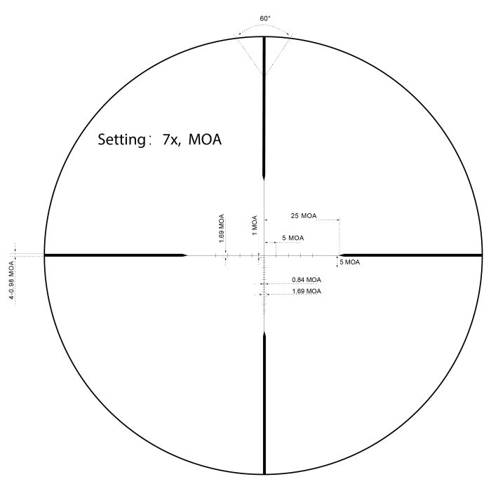 Приціл оптичний Vector Optics Matiz 2-7x32 1" SFP SCOM-33