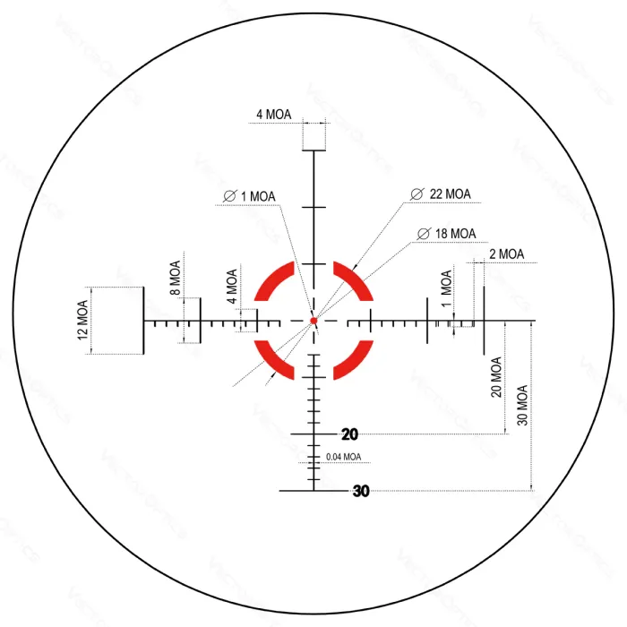 Приціл оптичний Vector Optics Mustang 1-4x24 (30 мм) illum FFP SCFF-36