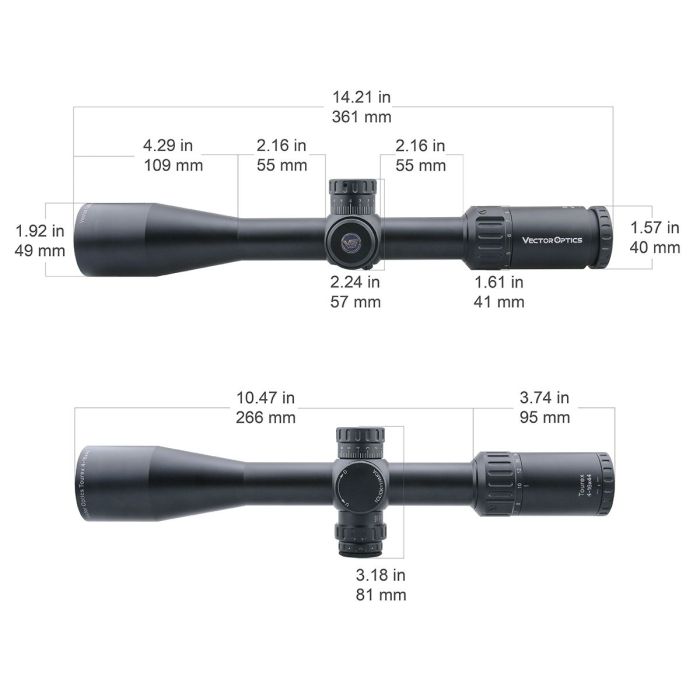 Приціл оптичний Vector Optics Tourex 4-16x44 FFP SCFF-24