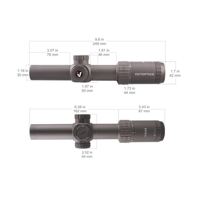 Приціл оптичний Vector Optics Victoptics S6 1-6x24 SFP FDE OPSL23