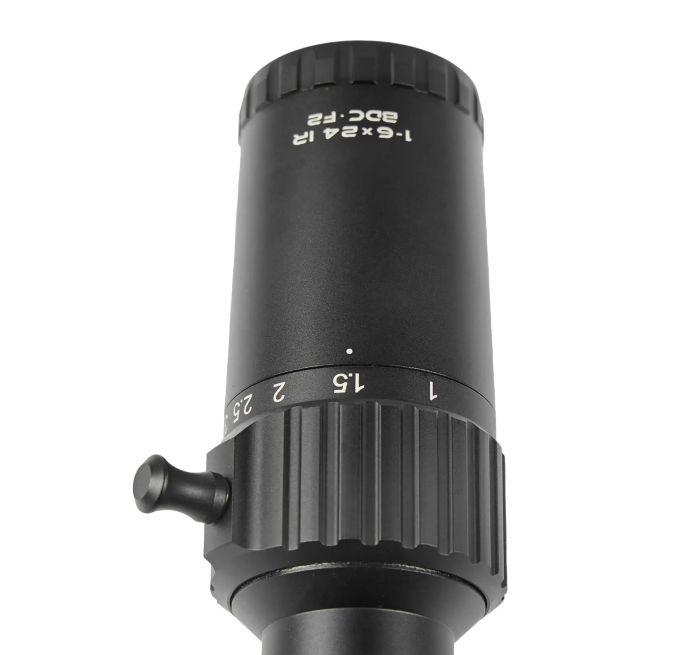 Приціл оптичний XD Precision Black-C.Q.B F2 1-6x24 сітка BDC
