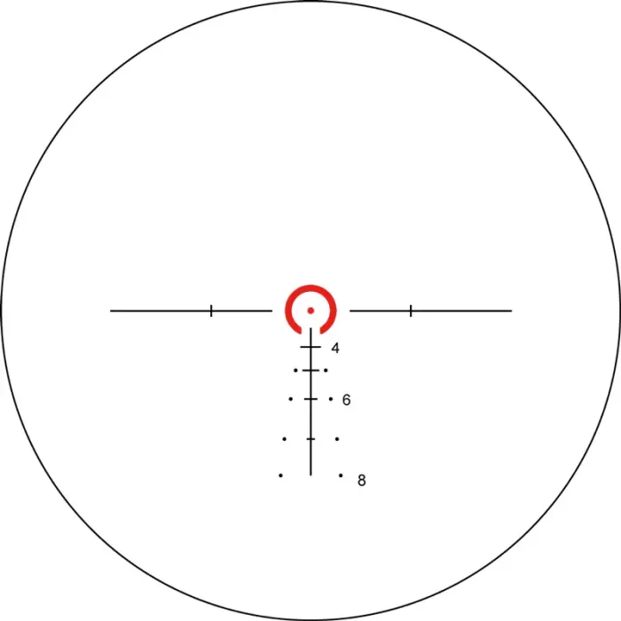 Приціл оптичний XD Precision Black-C.Q.B F2 1-6x24 сітка BDC