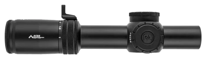 Приціл Primary Arms PLxC 1-8x24 F1 сітка ACSS Raptor M8 5.56/.308 Meter з підсвічуванням