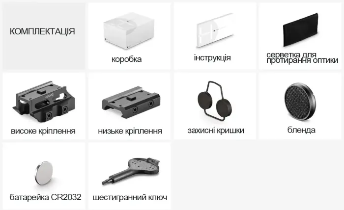 Приціл призматичний Hawke Prism Sight 1x15 сітка Speed Dot 3 MOA (12050)