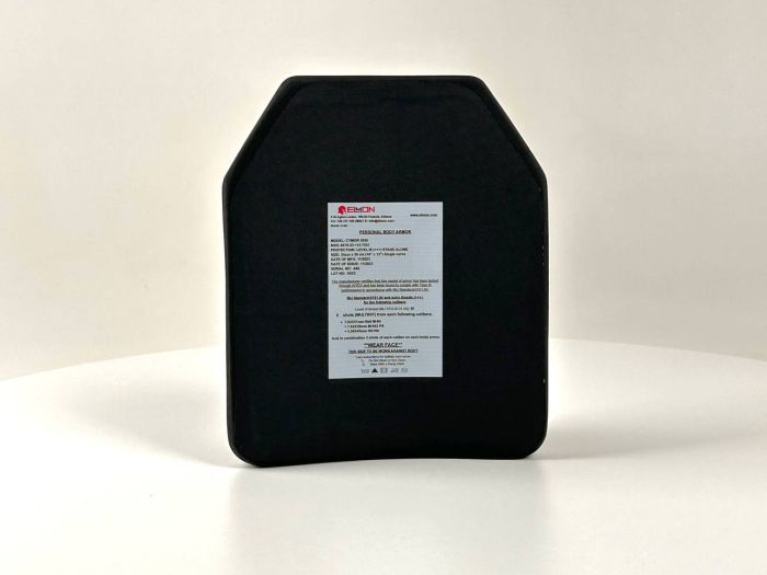 Комплект Керамічних бронепластин Elmon BALLISTIC PLATE Level 4 STAND ALONE Single-Curve
