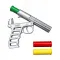 Сигнальний пістолет (ракетниця) F-GUN Skeleton 26,5 мм Метал (мат)