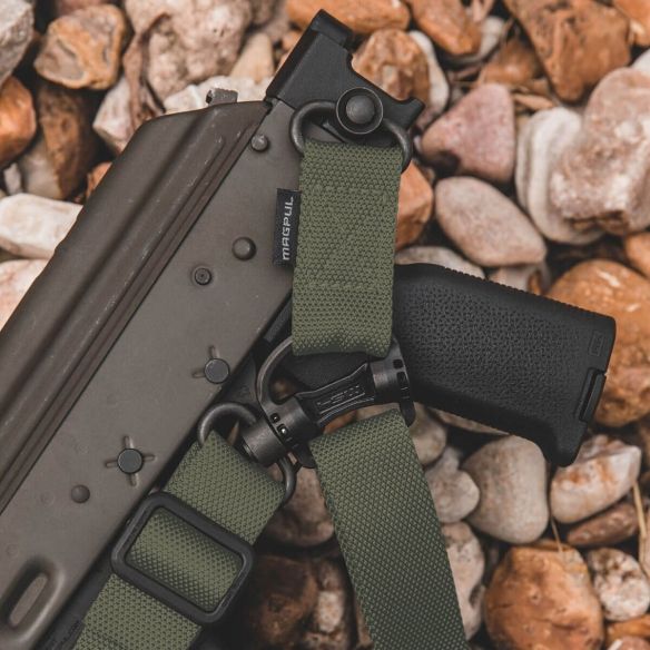 Ремінь збройовий Magpul MS4 DUAL QD Gen2 з антабками (колір - Ranger Green)