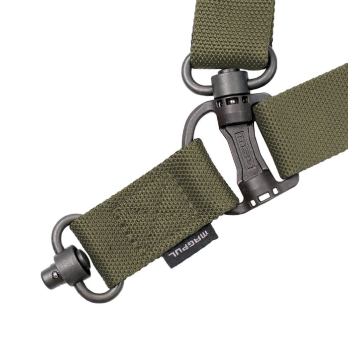 Ремінь збройовий Magpul MS4 DUAL QD Gen2 з антабками (колір - Ranger Green)