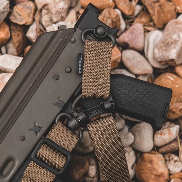 Ремінь збройовий Magpul MS4 DUAL QD Gen2 з антабками (колір - FDE)