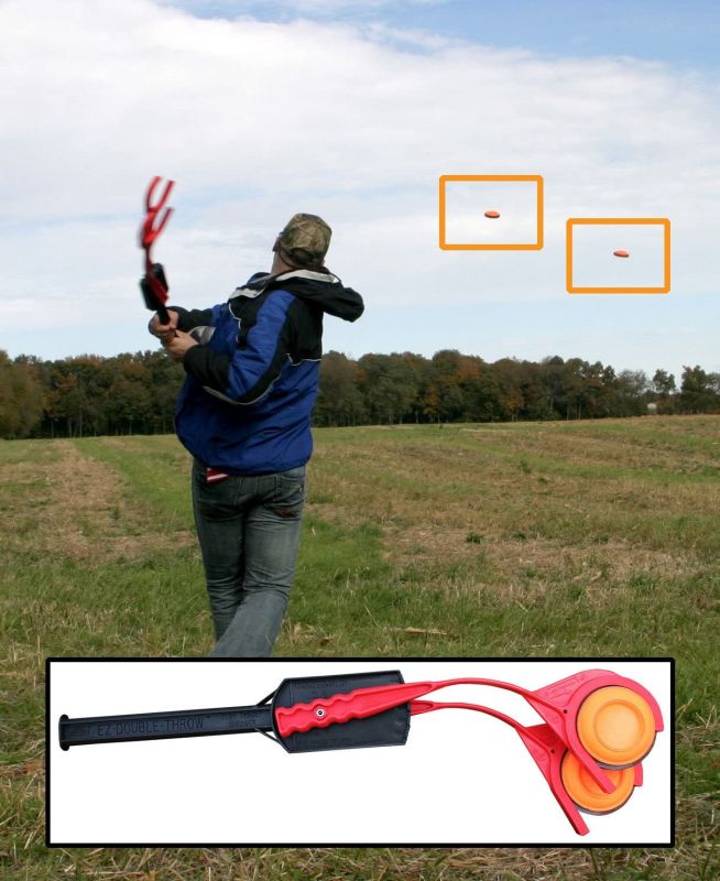 Ручний метальник стендових тарілочок MTM EZ-Double Throw (на 2 шт)