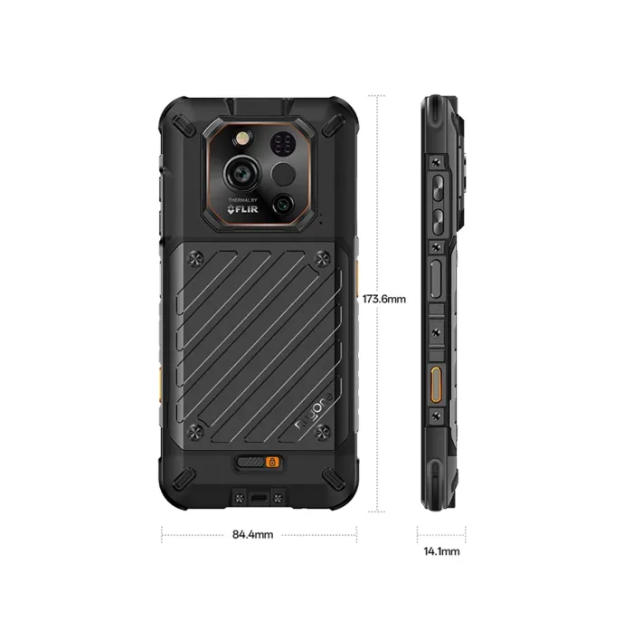 Захищений смартфон з тепловізійною камерою RugOne Xever 7 Pro 12/512GB 5G FLIR Lepton® - MIL-STD-810H - IP69K - IP68 (6975326660976)