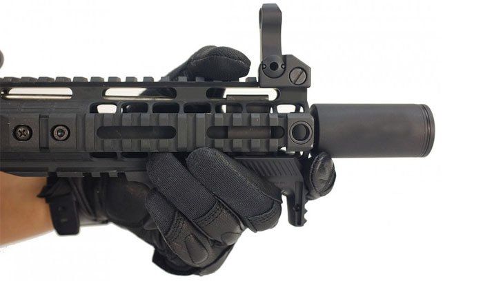 Руків'я переносу вогню Strike Industries Cobra Tactical Fore Grip RIS Black SI-CTFG-BK