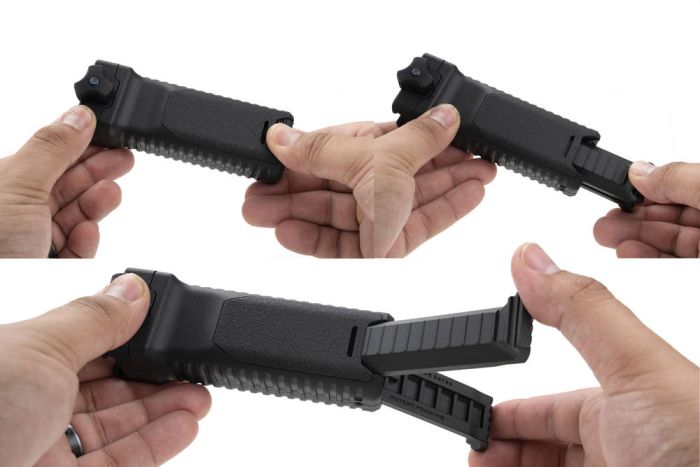 Руків'я-сошки Strike Industries Strike Bipod Grip Picatinny Black SI-AR-BIPOD