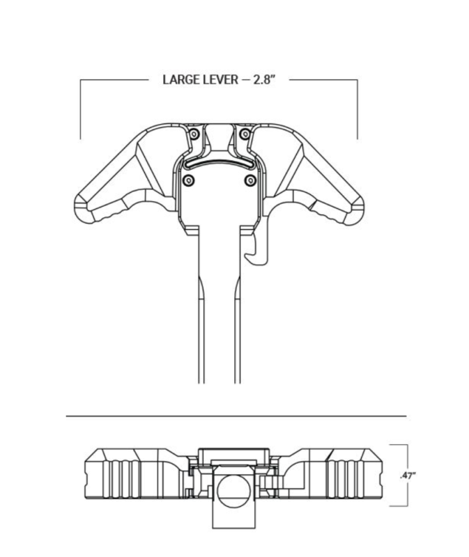 Руків'я зведення затвора Aero Precision Breach Ambi Large Lever AR-15