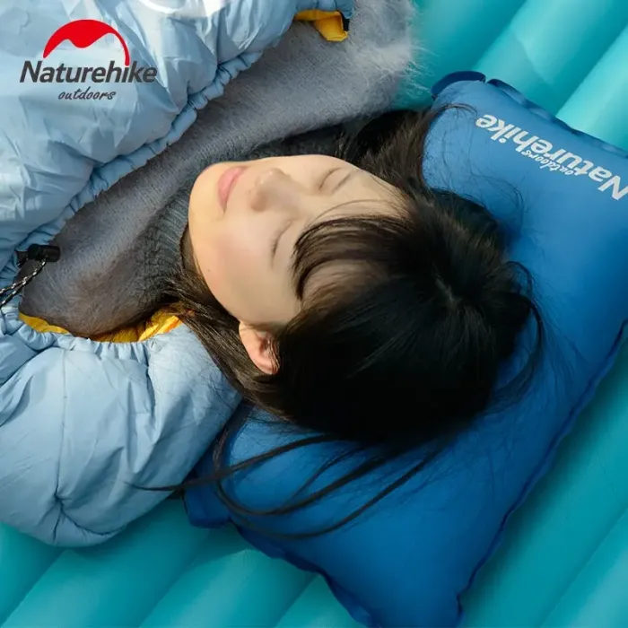 Самонадувна подушка Naturehike Sponge automatic Inflatable Pillow NH17A001-L (колір - жовтий)