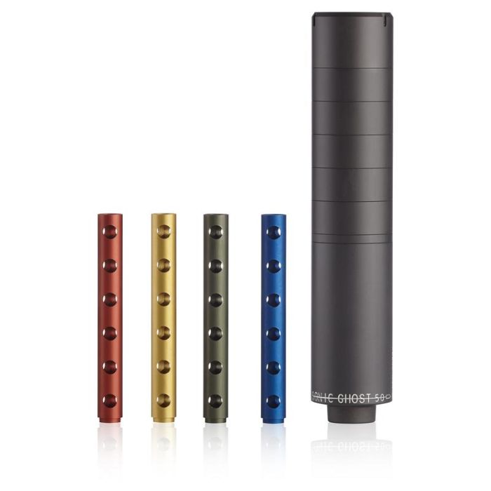 Саундмодератор мультикаліберний Nielsen Sonic Ghost 50 1/2"-28 270 Win, 7 мм, 7 мм mag., 30-06, 308 Win, 300 Win. mag, 9,3 мм, 375 Mag