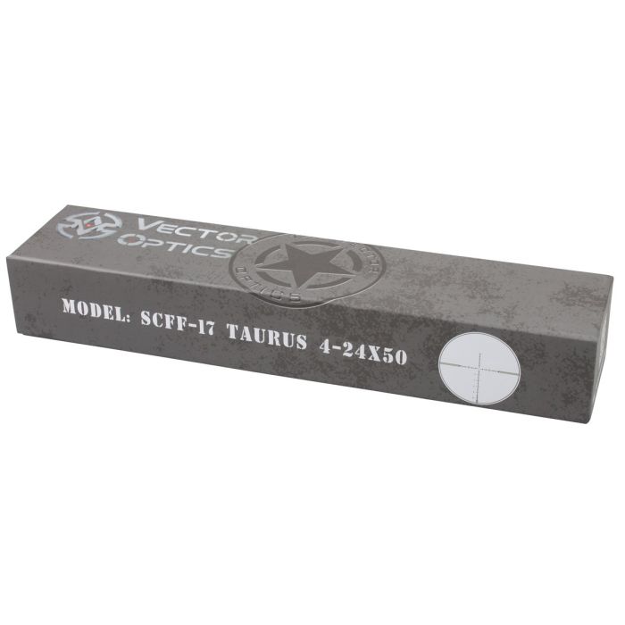 Приціл оптичний Vector Optics Taurus 4-24x50 FFP сітка MPX1 з підсвічуванням SCFF-17