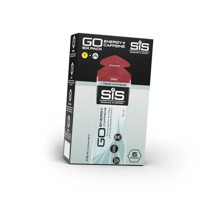 Пітний кофеїновий гель Science in Sport (SiS) GO Energy + Caffeine Gel 60 мл, 75 мг кофеїну, смак Кола (Cola)