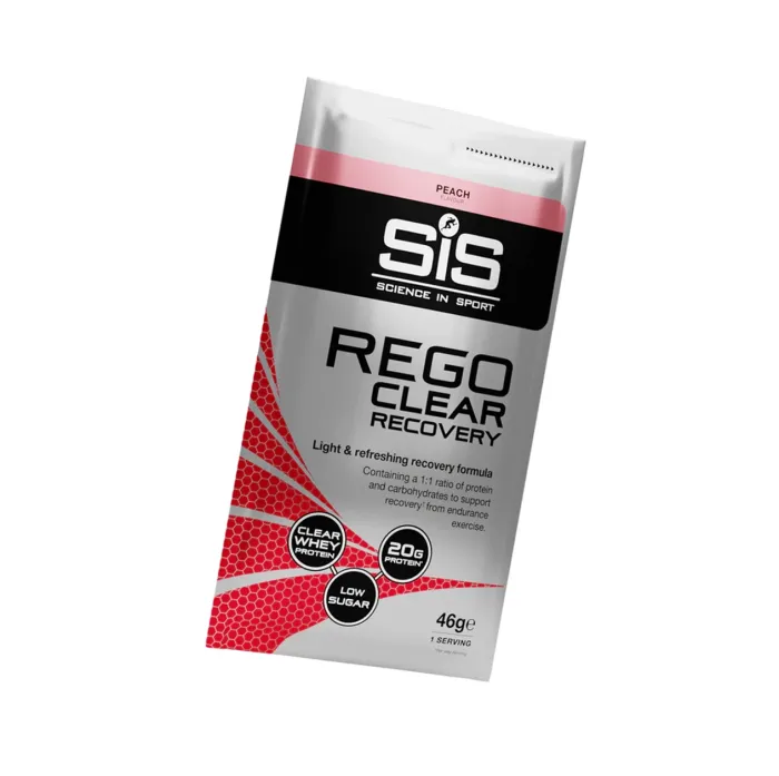 Відновлювальний протеїново-вуглеводний напій Science in Sport (SiS) REGO Clear Recovery, 46 г, (порційний) Персик