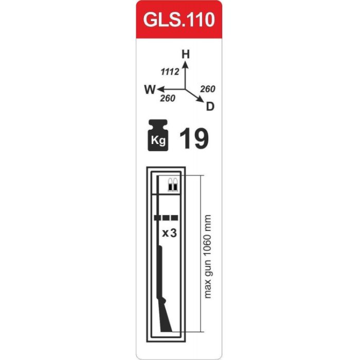 Сейф збройовий GLS.110.К Hunter
