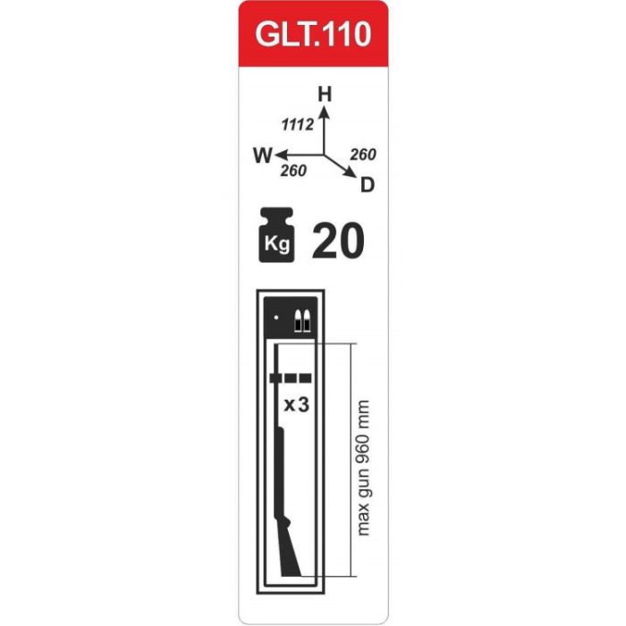 Сейф збройовий GLT.110.K Hunter