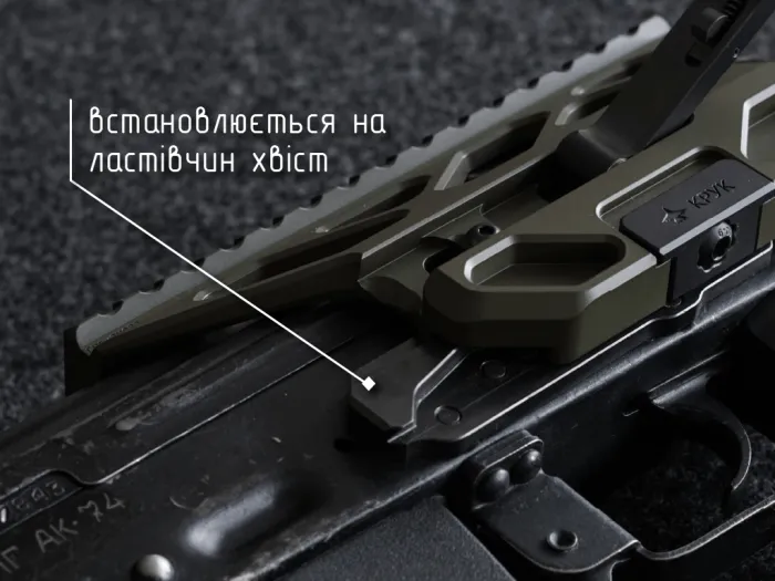 Швидкознімний кронштейн КРУК CRC 9U028 на АК Black
