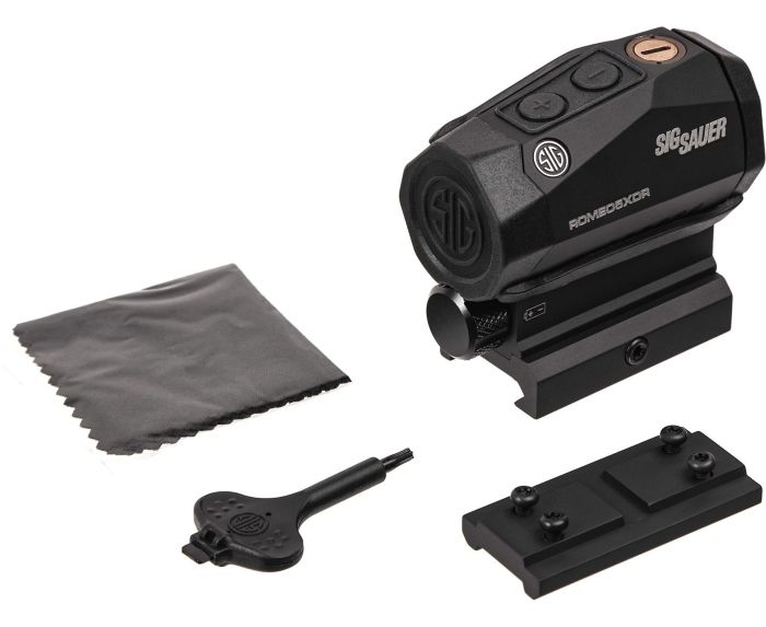 Приціл коліматорний Sig Sauer Romeo5 XDR Compact Red Dot Sight 1х20mm 2 MOA Red Dot 65 MOA Circle (SOR52102)