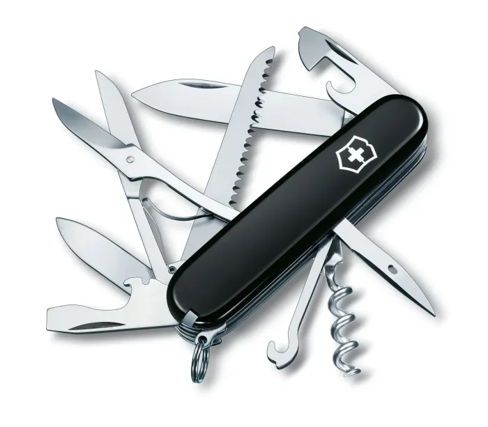 Складаний ніж Victorinox Swiss Army Huntsman 1.3713.3 Black