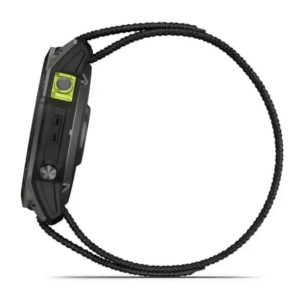 Смарт-годинник Garmin Enduro 2 з чорним нейлоновим ремінцем