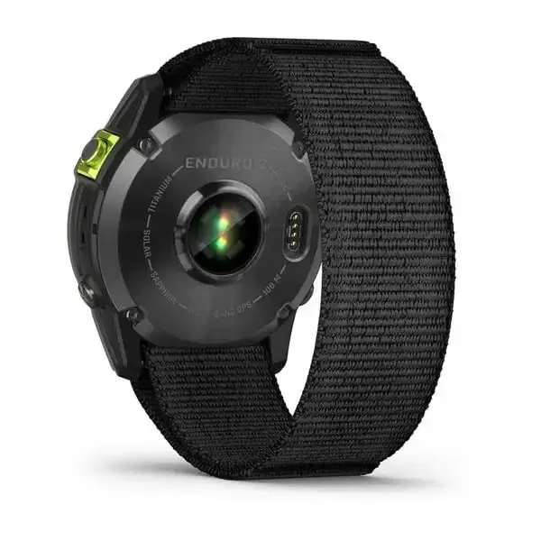 Смарт-годинник Garmin Enduro 2 з чорним нейлоновим ремінцем