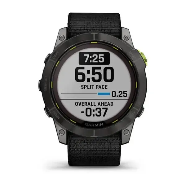 Смарт-годинник Garmin Enduro 2 з чорним нейлоновим ремінцем