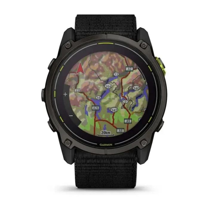 Смарт-годинник Garmin Enduro 3 з чорним нейлоновим ремінцем UltraFit