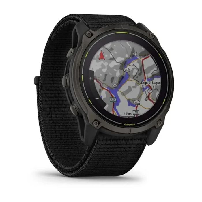 Смарт-годинник Garmin Enduro 3 з чорним нейлоновим ремінцем UltraFit