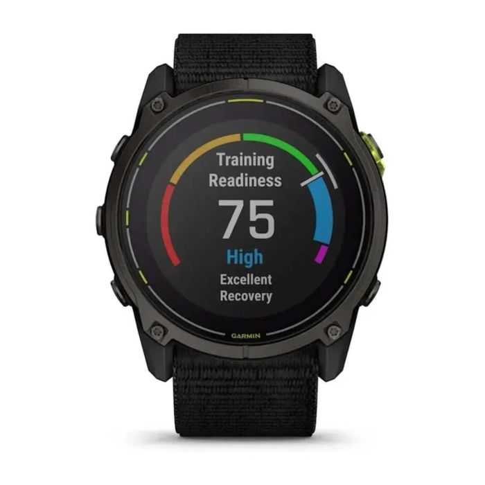 Смарт-годинник Garmin Enduro 3 з чорним нейлоновим ремінцем UltraFit