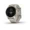 Смарт-годинник Garmin epix Pro Gen 2 Sapphire Edition 42 mm золотавий зі світло-бежевим ремінцем