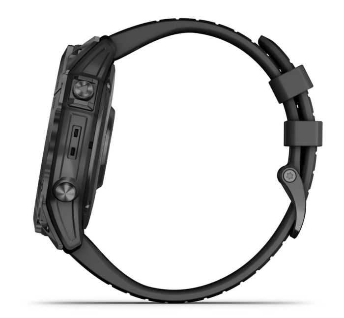 Смарт-годинник Garmin epix Pro Gen 2 Standard Edition 51 mm сланцевий сірий з чорним ремінцем