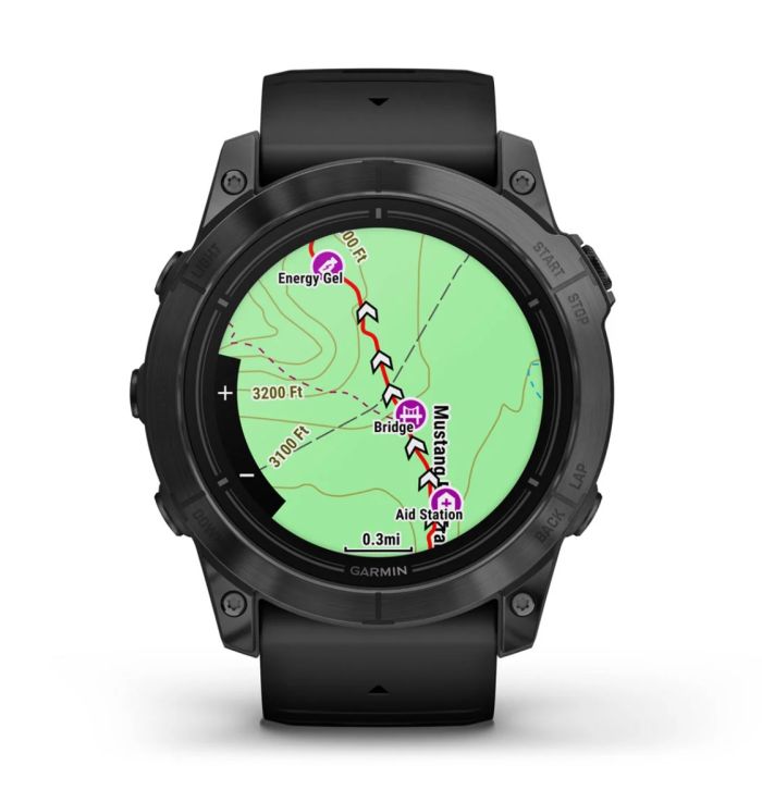Смарт-годинник Garmin epix Pro Gen 2 Standard Edition 51 mm сланцевий сірий з чорним ремінцем