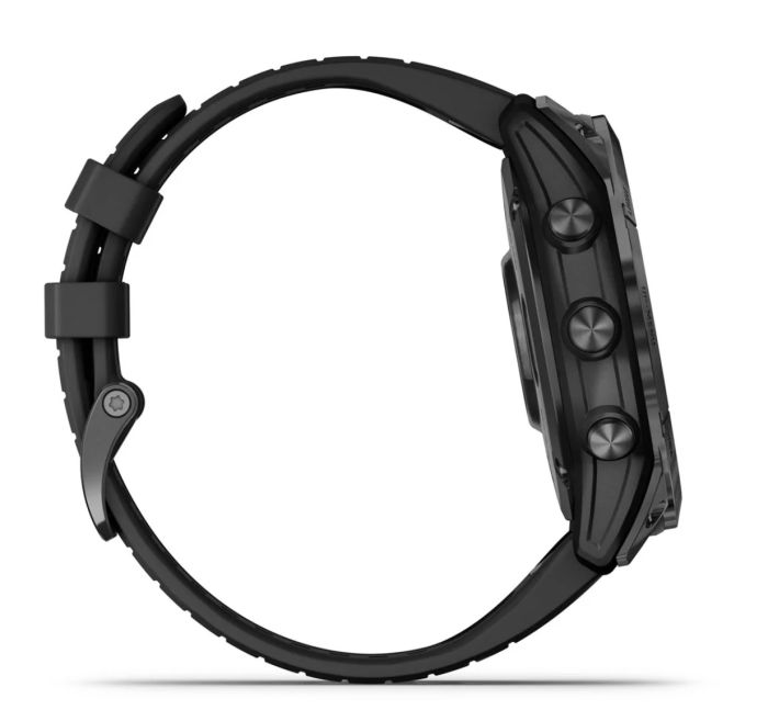 Смарт-годинник Garmin epix Pro Gen 2 Standard Edition 51 mm сланцевий сірий з чорним ремінцем