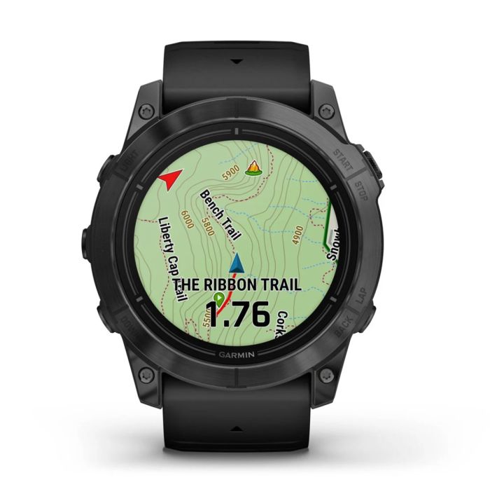 Смарт-годинник Garmin epix Pro Gen 2 Standard Edition 51 mm сланцевий сірий з чорним ремінцем