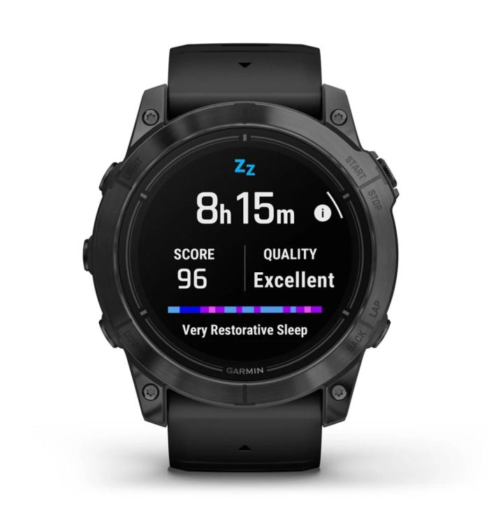 Смарт-годинник Garmin epix Pro Gen 2 Standard Edition 51 mm сланцевий сірий з чорним ремінцем