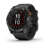Смарт-годинник Garmin Fenix 7X Pro – Solar Edition сланцевий сірий з чорним ремінцем