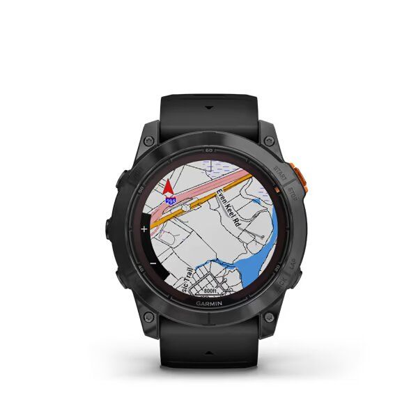 Смарт-годинник Garmin Fenix 7X Pro – Solar Edition сланцевий сірий з чорним ремінцем