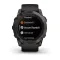 Смарт-годинник Garmin Fenix 7X Pro Sapphire Solar Edition темно-сірий титан DLC Carbon з чорним ремінцем