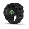 Смарт-годинник Garmin Fenix 7X Pro Sapphire Solar Edition темно-сірий титан DLC Carbon з чорним ремінцем
