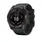 Смарт-годинник Garmin Fenix 7X Pro Sapphire Solar Edition темно-сірий титан DLC Carbon з чорним ремінцем