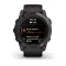 Смарт-годинник Garmin Fenix 7X Pro Sapphire Solar Edition темно-сірий титан DLC Carbon з чорним ремінцем