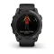 Смарт-годинник Garmin Fenix 7X Pro Sapphire Solar Edition темно-сірий титан DLC Carbon з чорним ремінцем