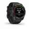 Смарт-годинник Garmin Fenix 7X Pro Sapphire Solar Edition темно-сірий титан DLC Carbon з чорним ремінцем